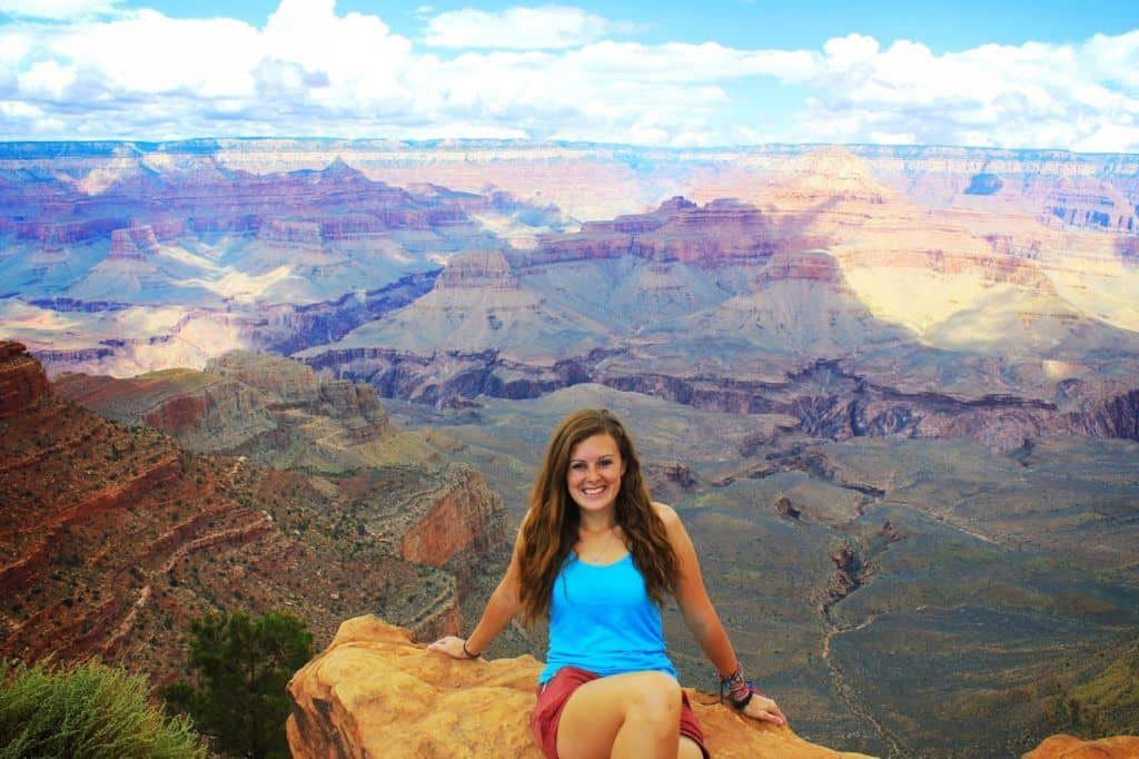 Lauren at the Grand Canyon