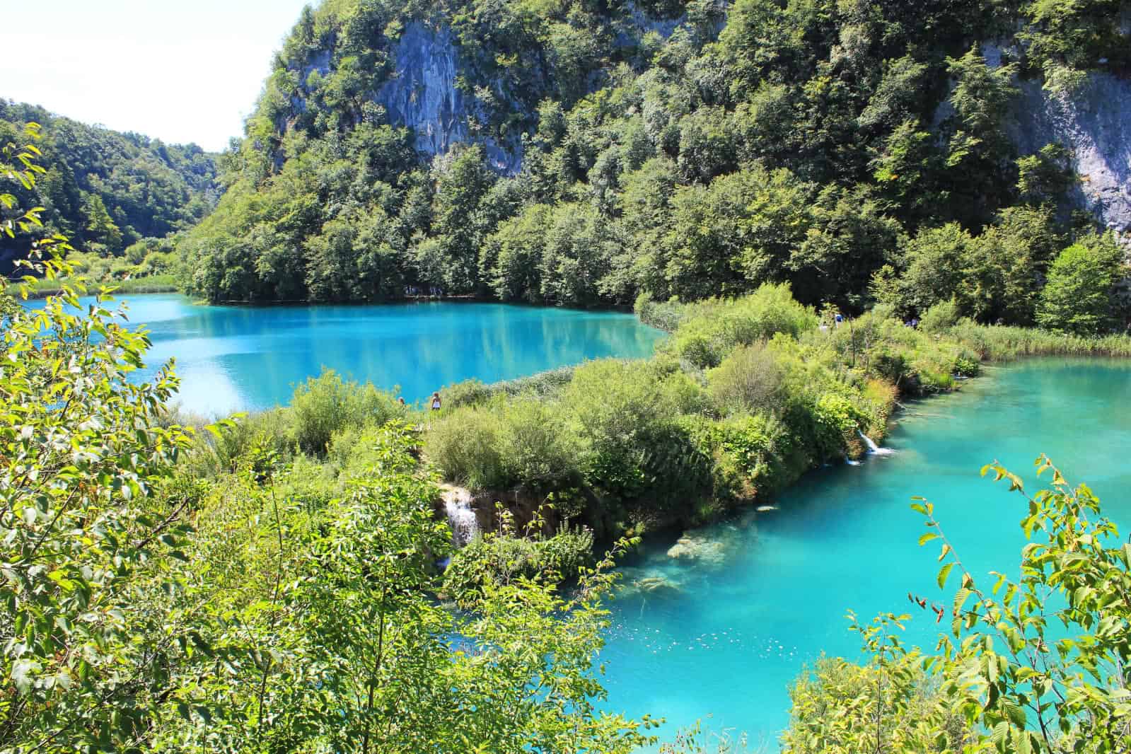 Plitvice Lakes from above