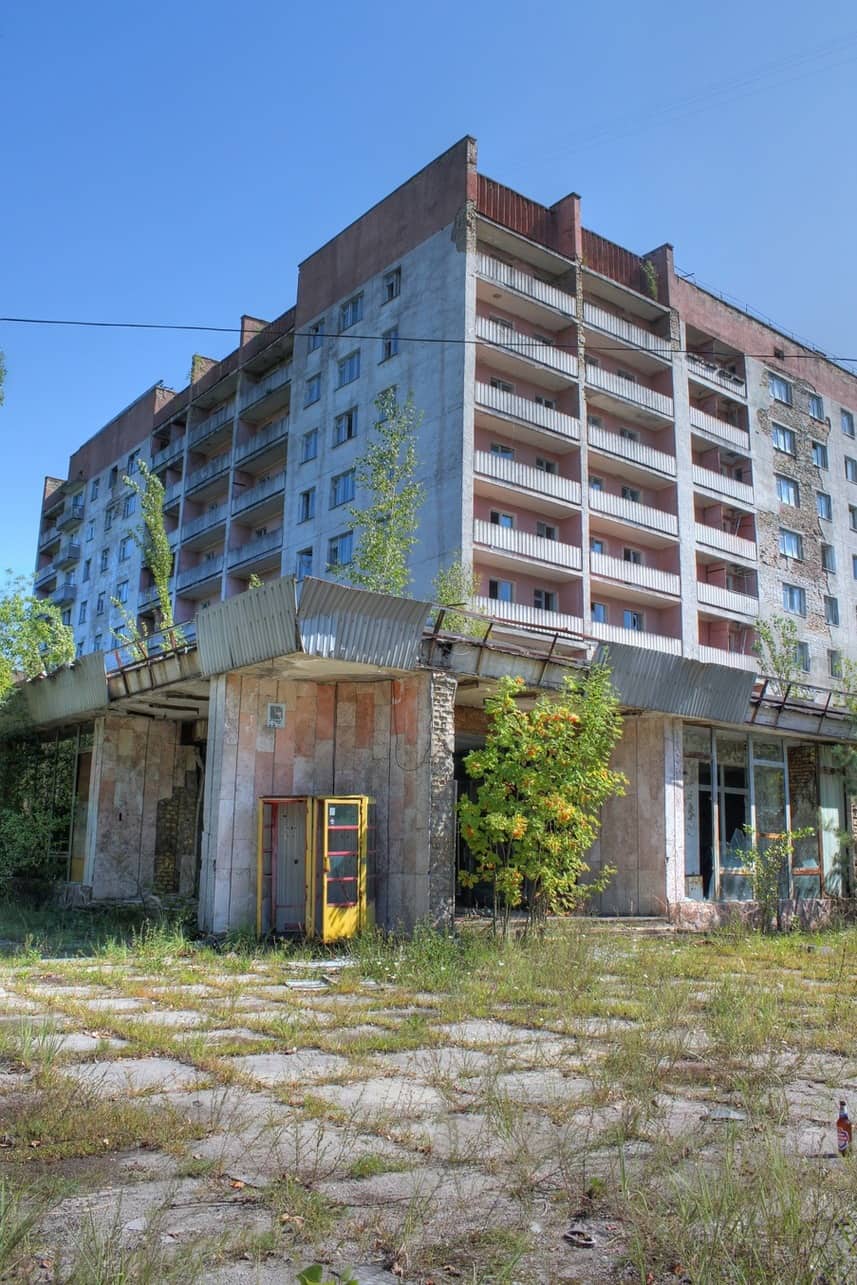 Pripyat apartment block