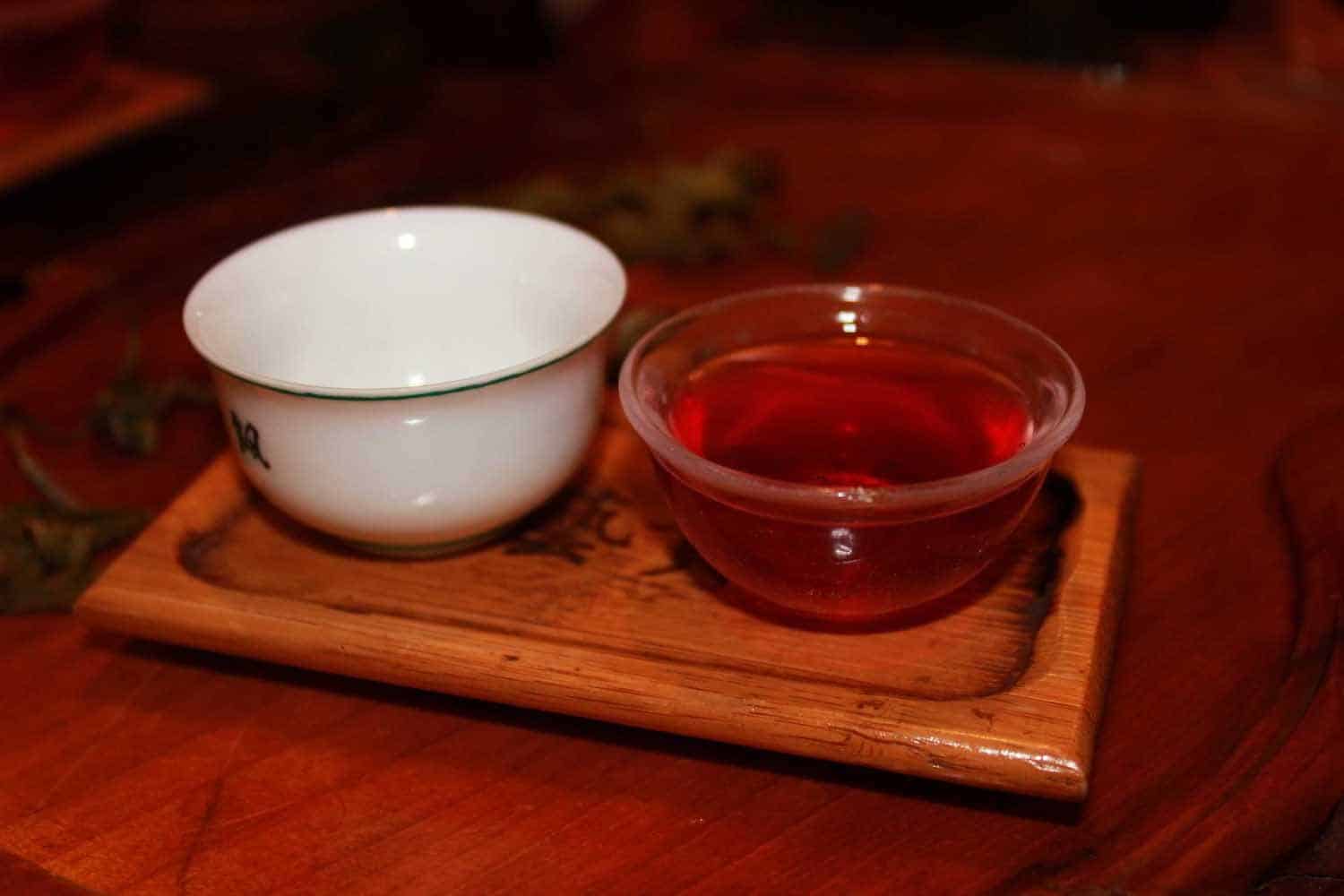 shanghai tea ceremony glass and cup