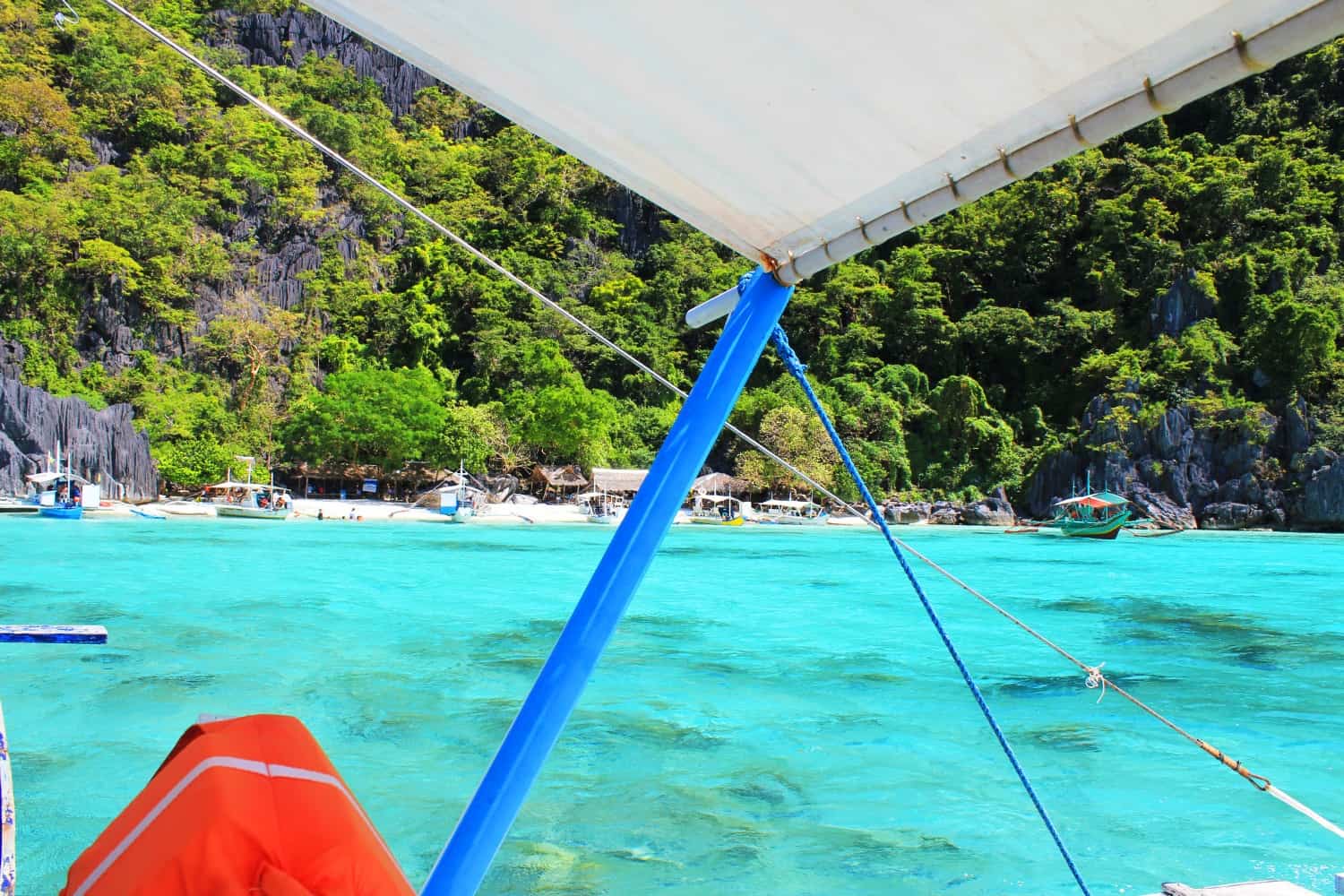 View of Coron beach