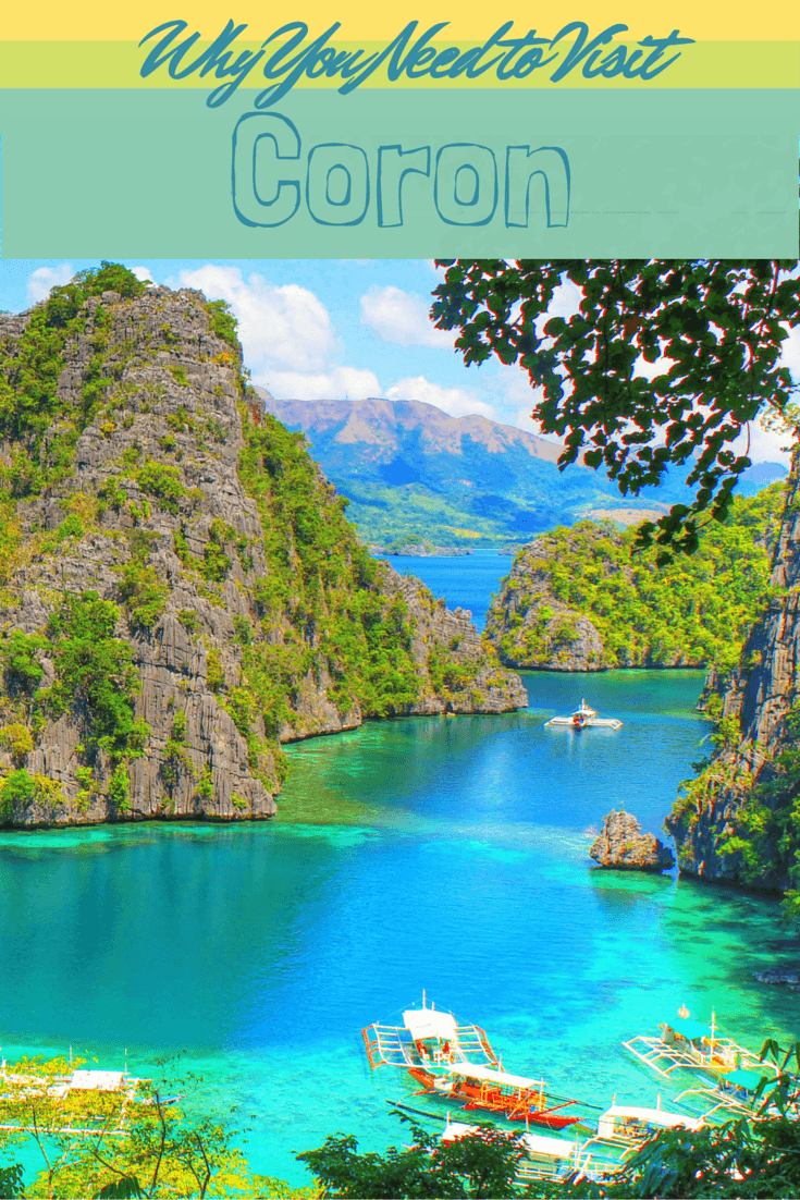 The Philippines is paradise on earth, and Coron is no exception. Check out the colour of that water!