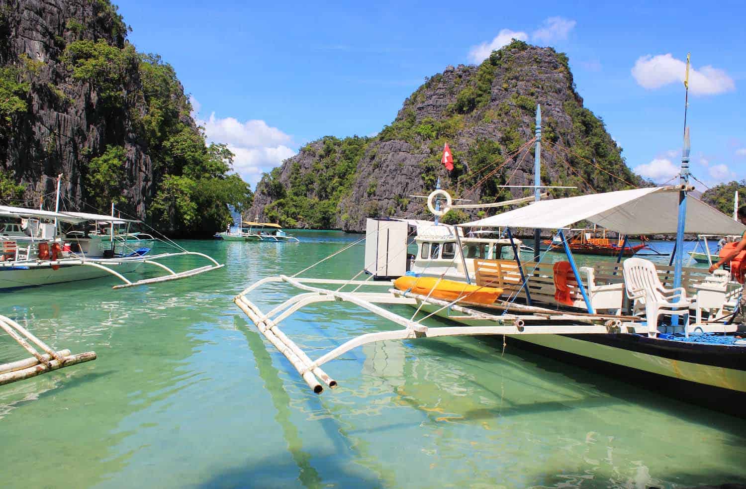 coron boats on the water