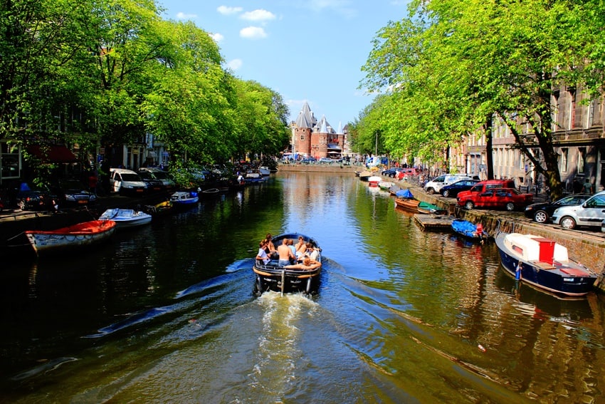 canal in amsterdam