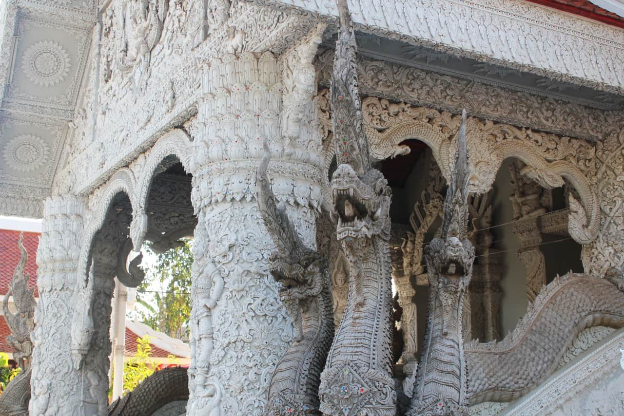 Intricate temple in Nan