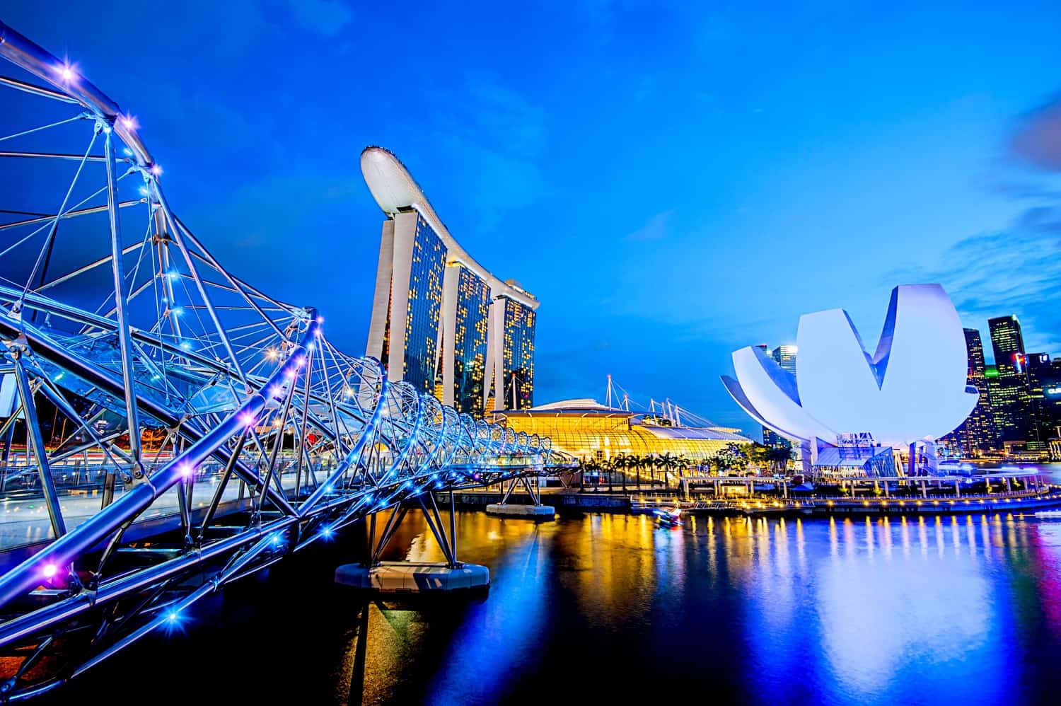 Singapore at night