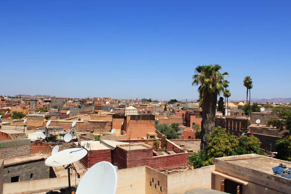 marrakech from above