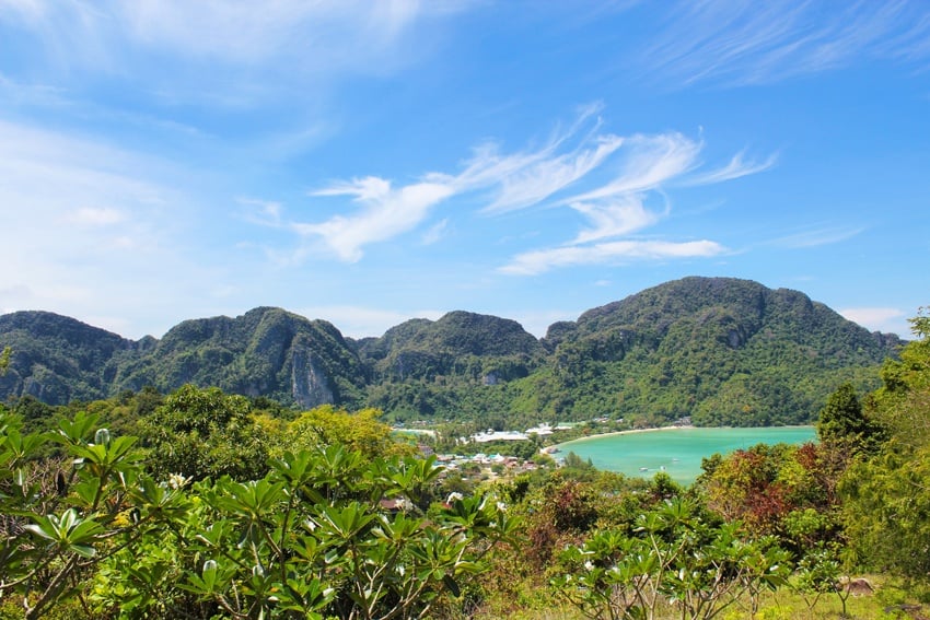 views from the phi phi viewpoint