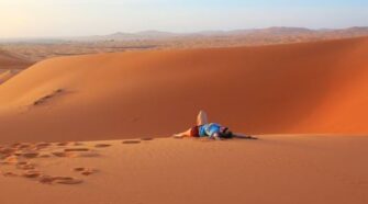 frolicking in the sahara desert