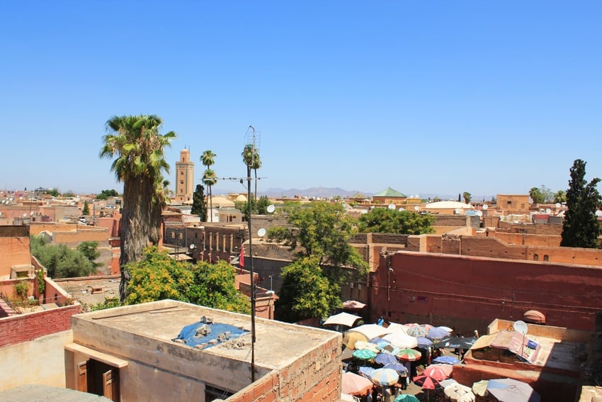 marrakech from above