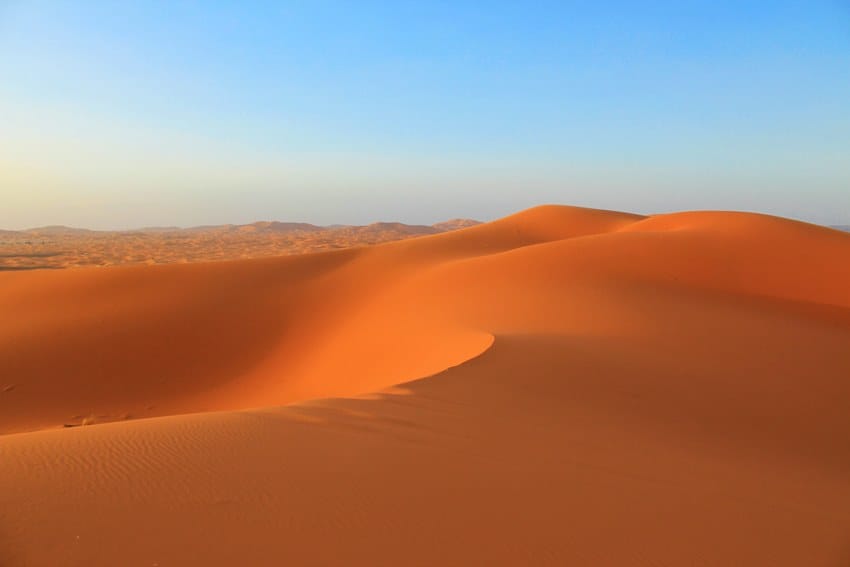 the sahara desert morocco