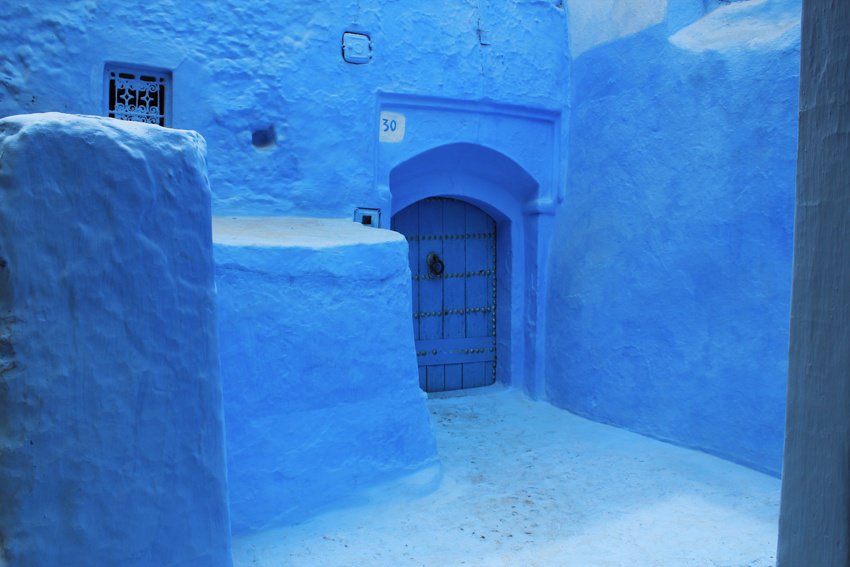 house in chefchaouen
