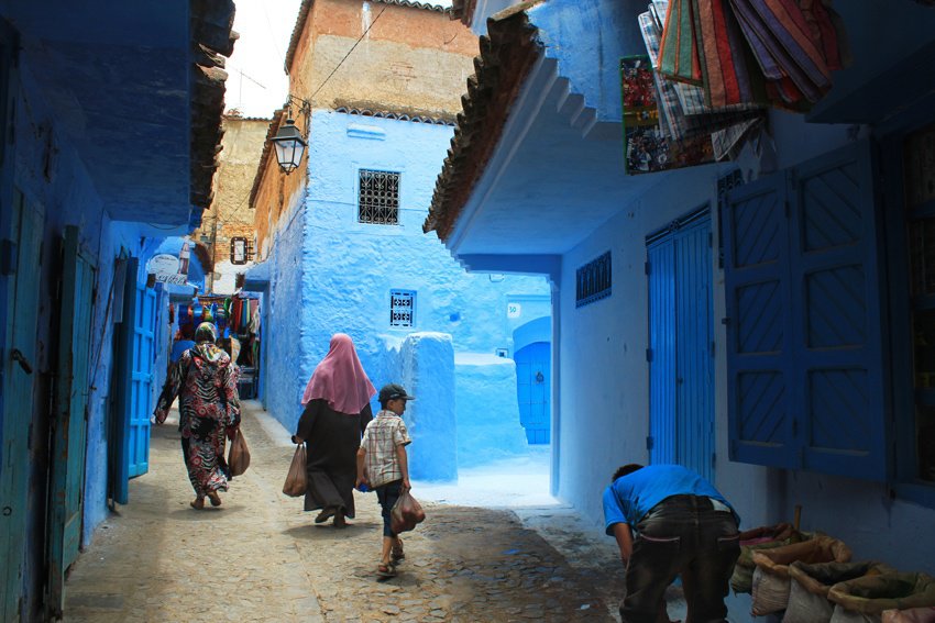 streets of chefchaouen