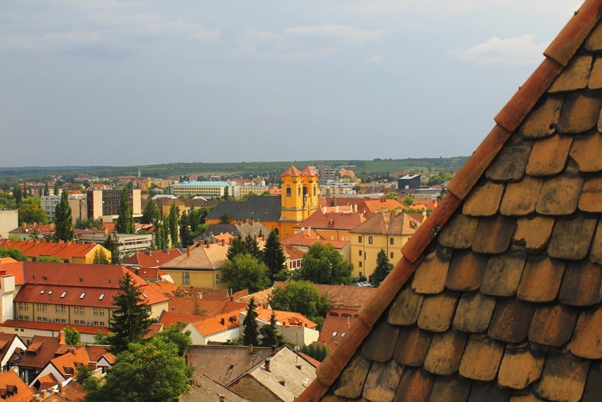 eger from the castle