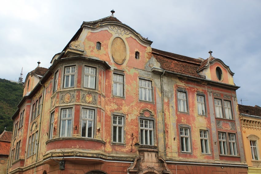 Building in Brasov Old Town Building in Brasov Old Town