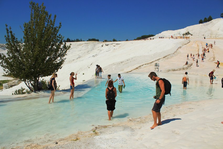 Pamukkale travertines and pools