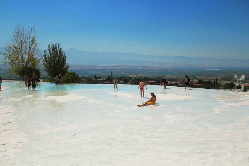 Pamukkale travertines