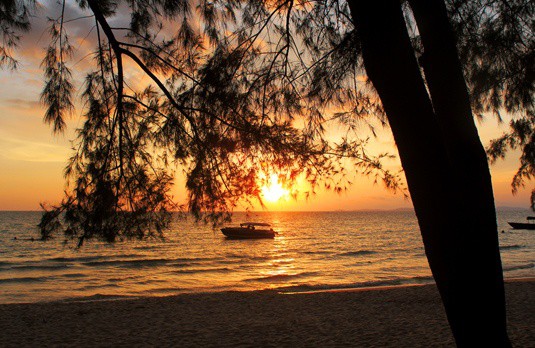 Sunset on Otres Beach