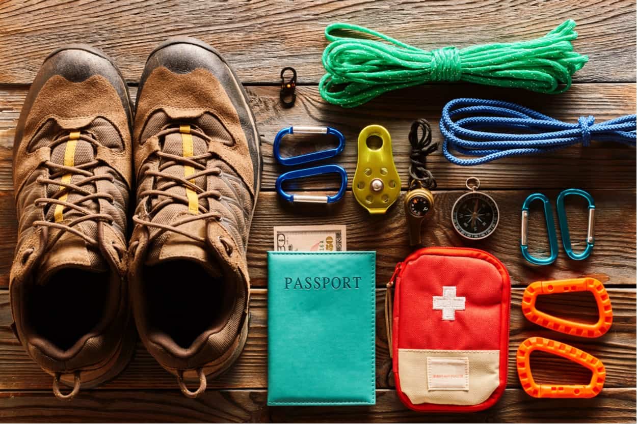 Hiking packing list