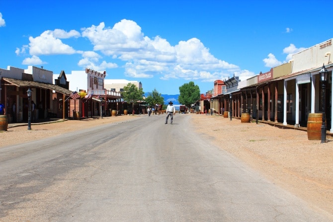 Cowboy in Tombstone, Arizona