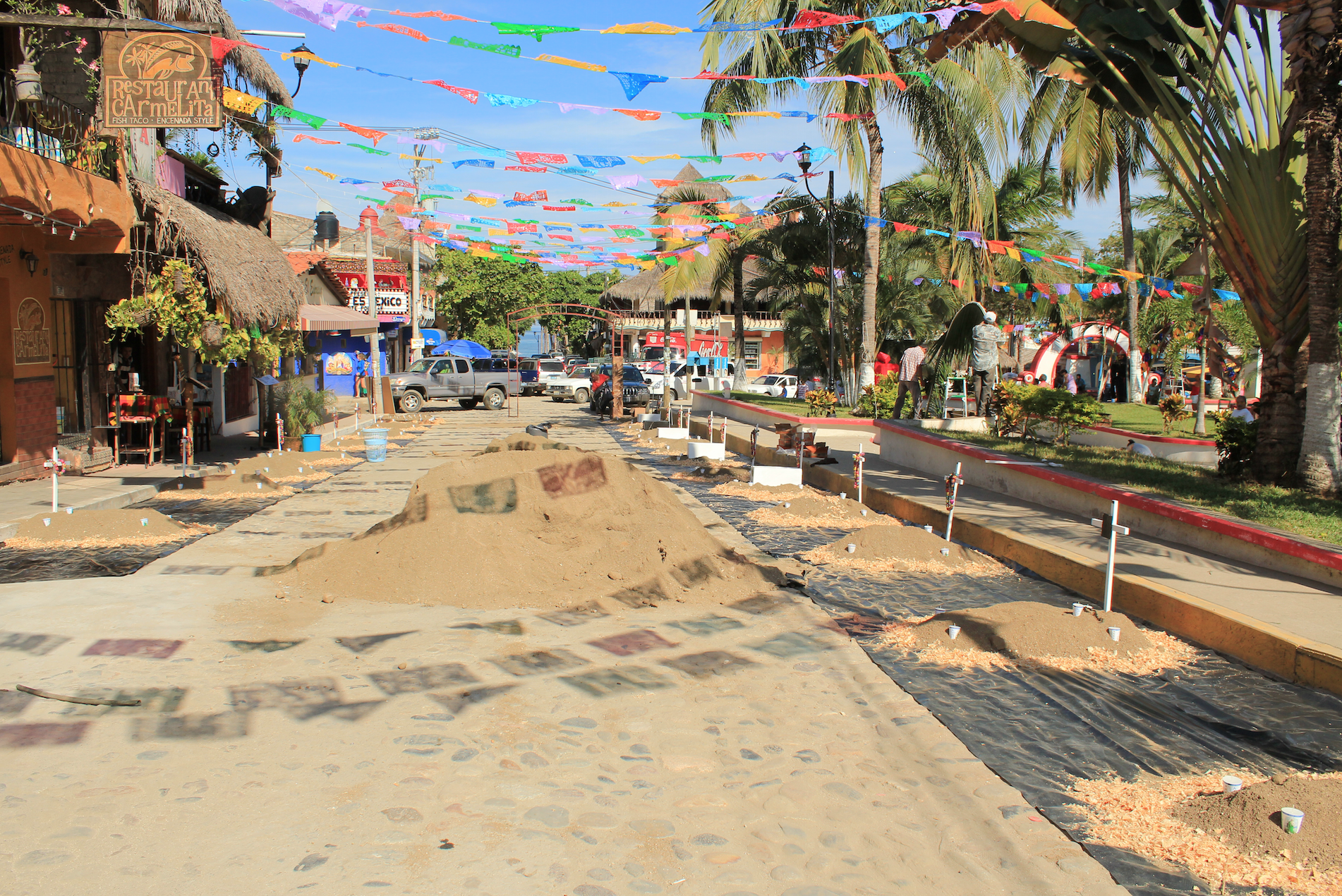 Sayulita decorations for Day of the Dead