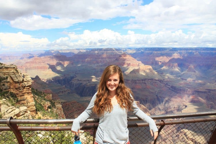 Lauren at the Grand Canyon