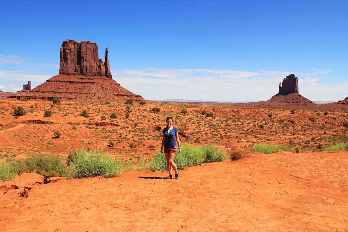 Lauren at Monument Valley Lauren at Monument Valley