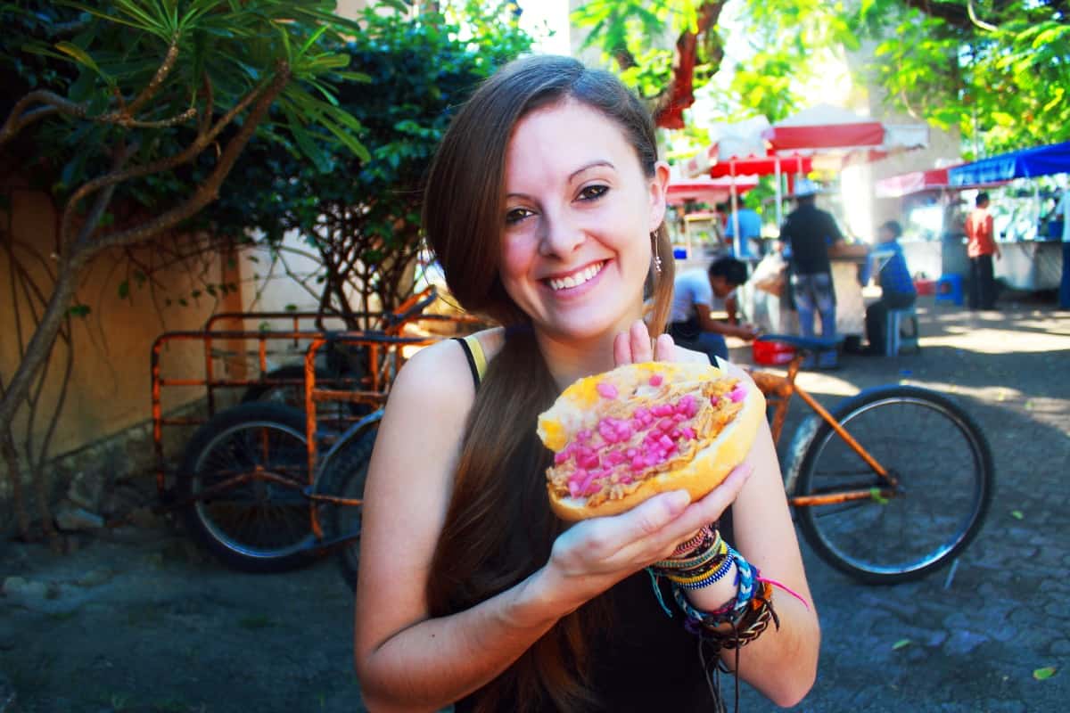 Street food in Playa del Carmen