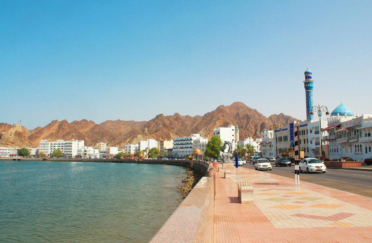 The waterfront in Muttrah