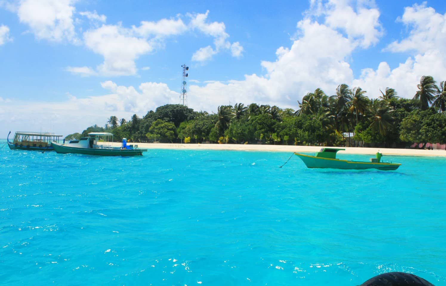 Arriving in Fulidhoo