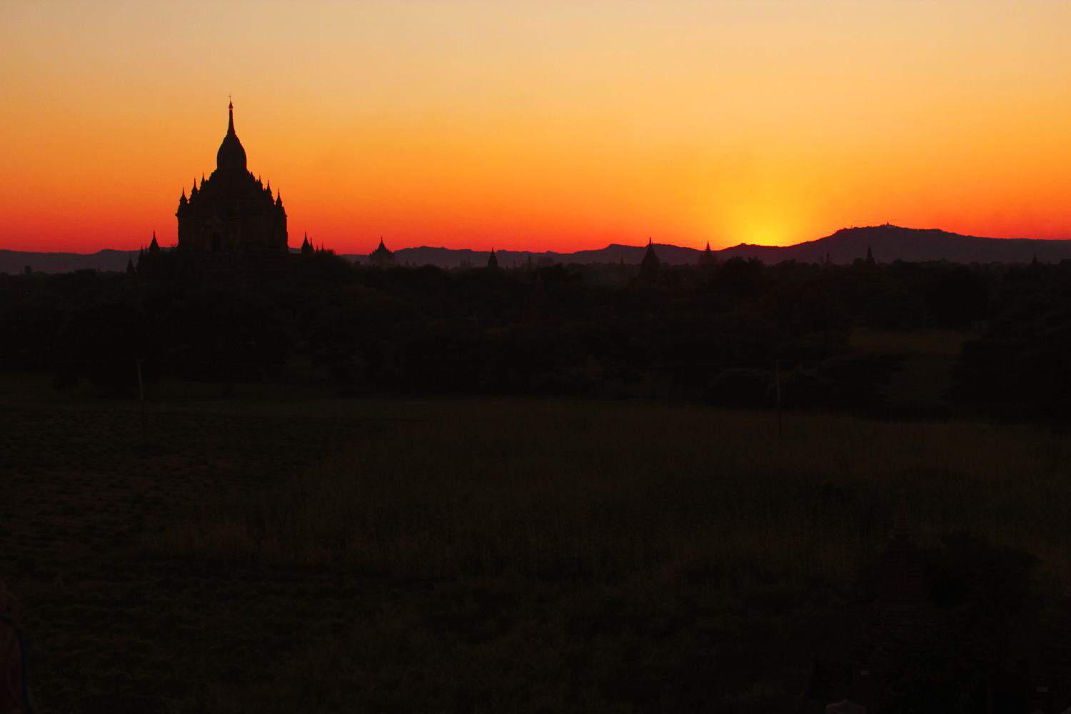 Sunset in Bagan