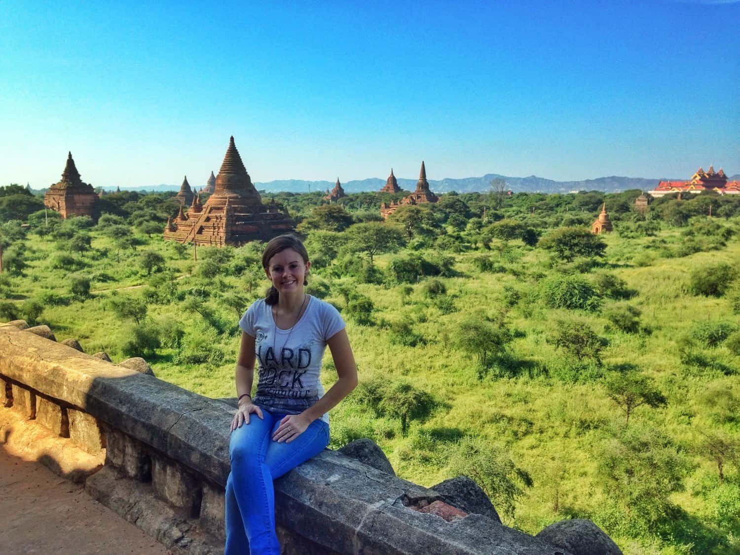 Lauren in Bagan