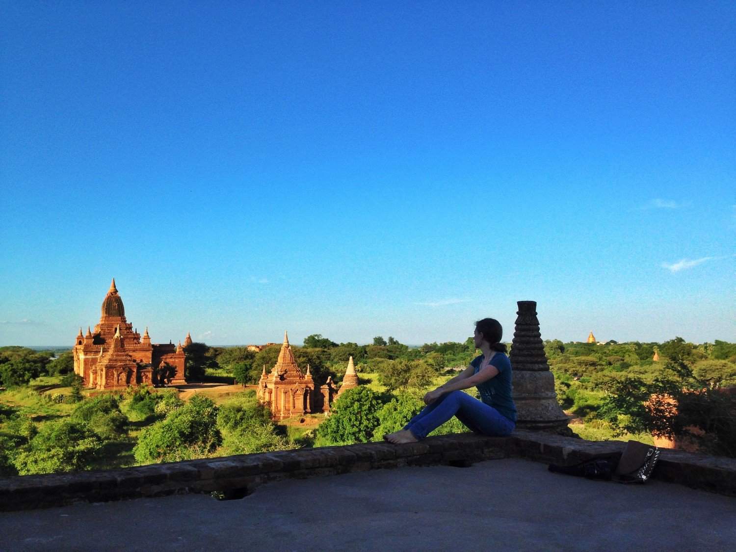 Lauren at Bagan