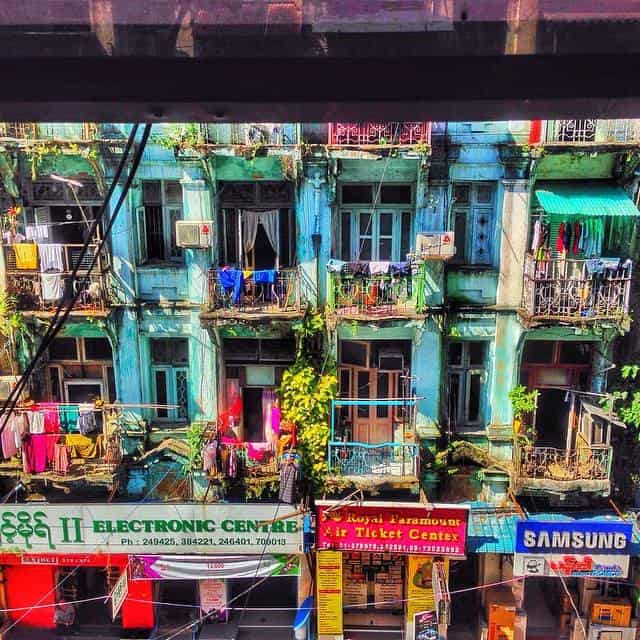 Beautiful, colourful Yangon