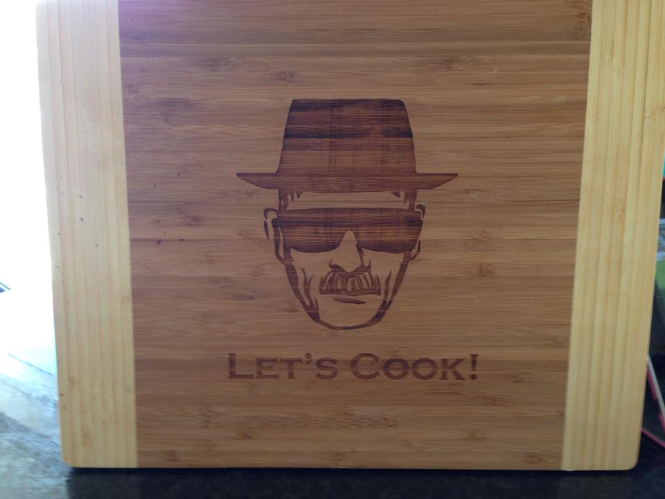 Let's Cook Breaking Bad chopping board