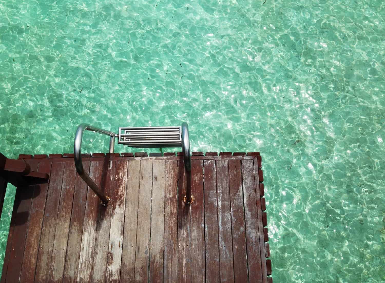 Balcony steps at Olhuveli, Maldives