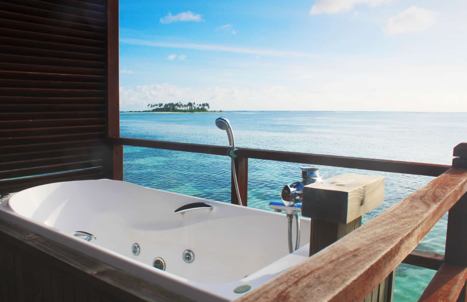 Jacuzzi in the Maldives