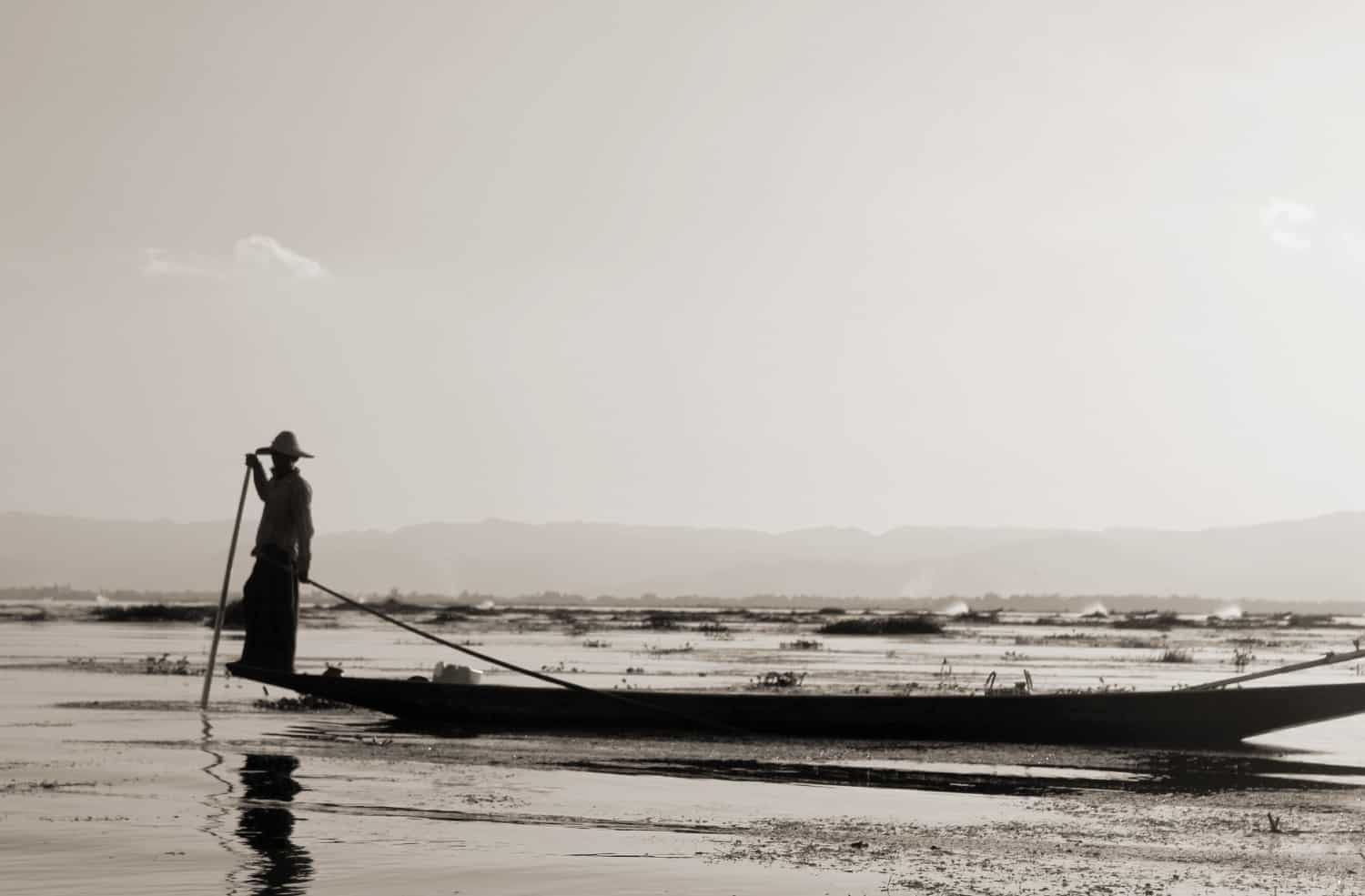 Fisherman on Inle Lake