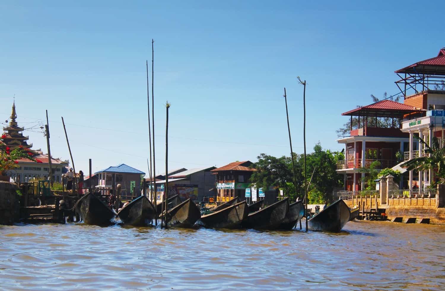 Inle Lake boats