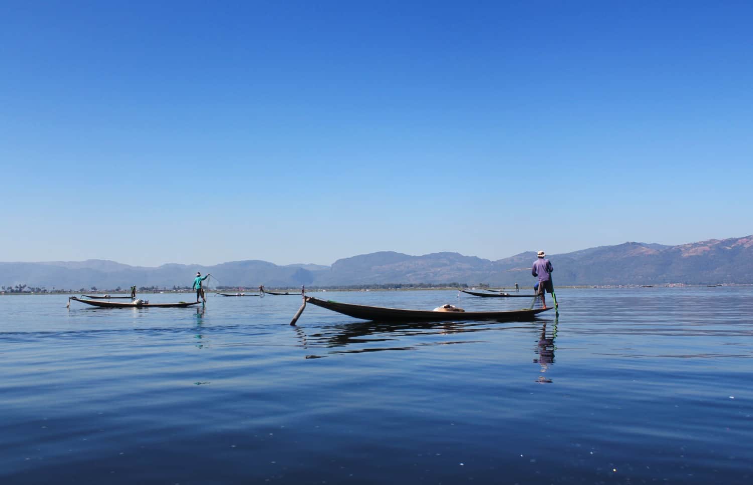 Fishermen on Inle Lake