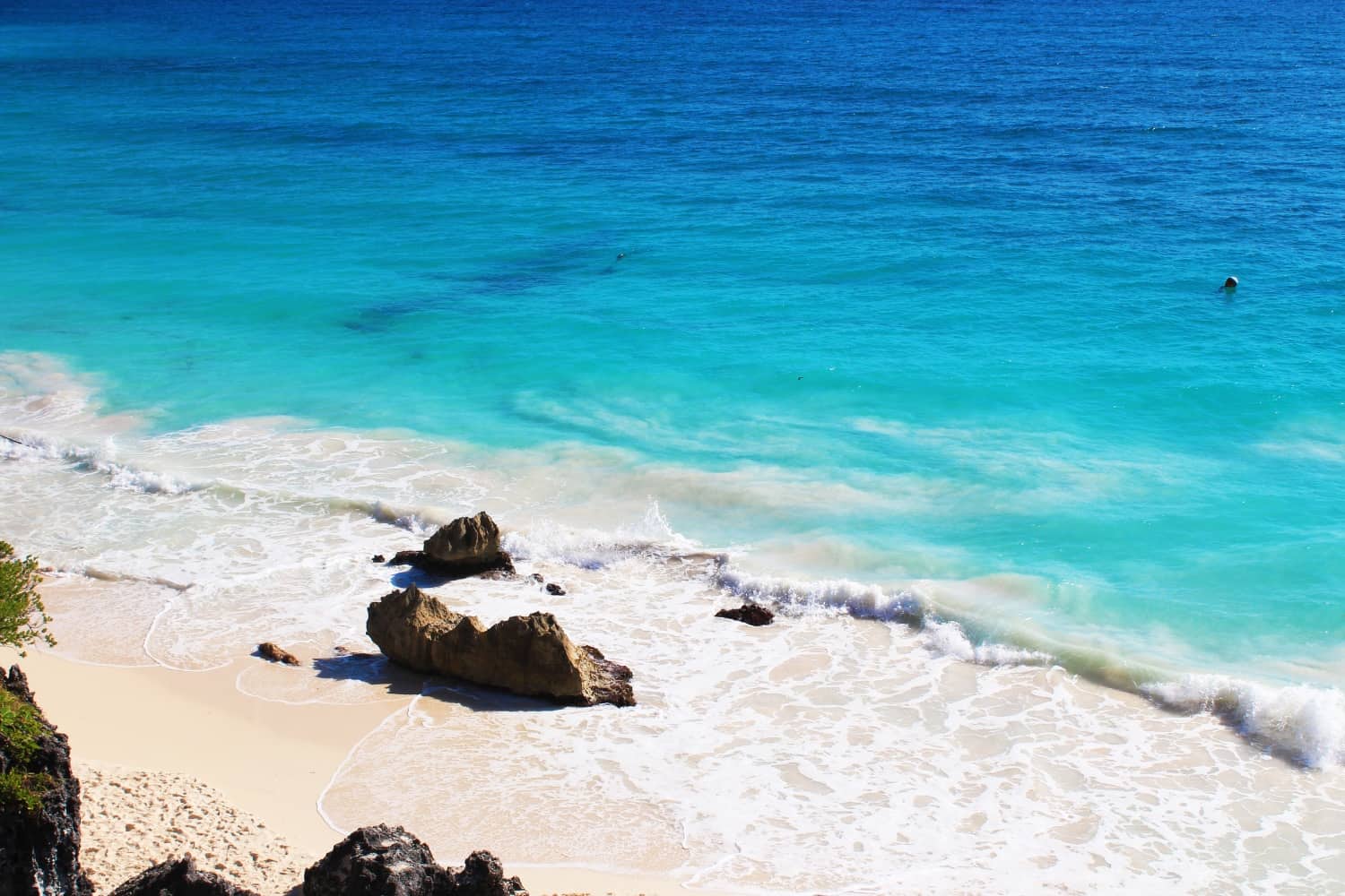 The colour of the water in Tulum