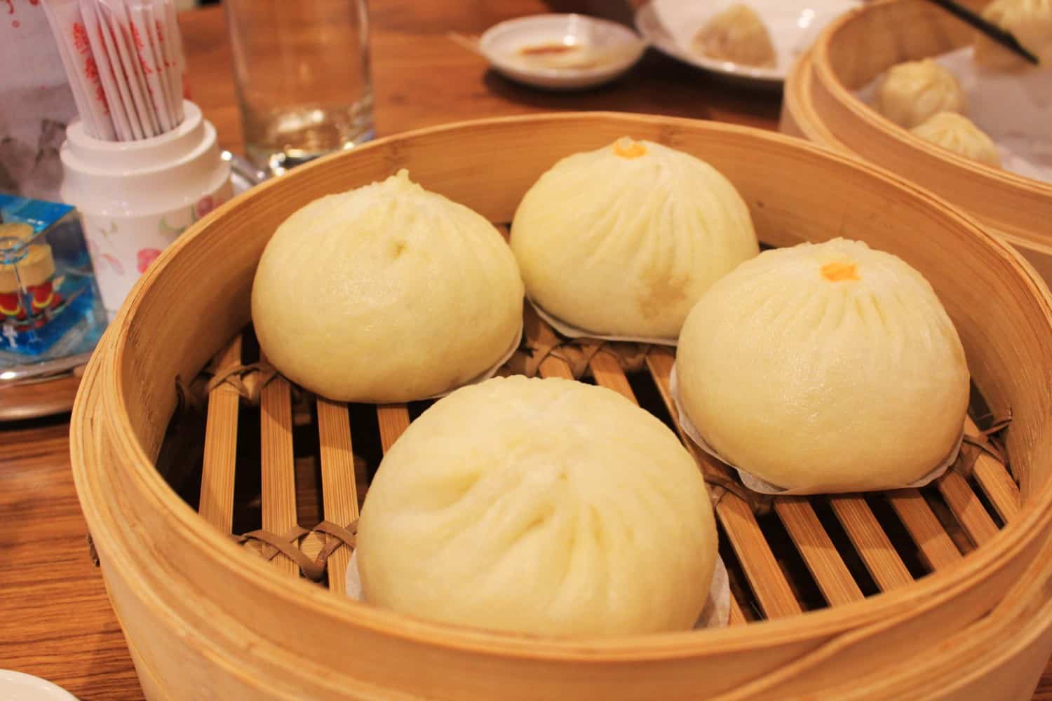 Steamed buns in Taipei