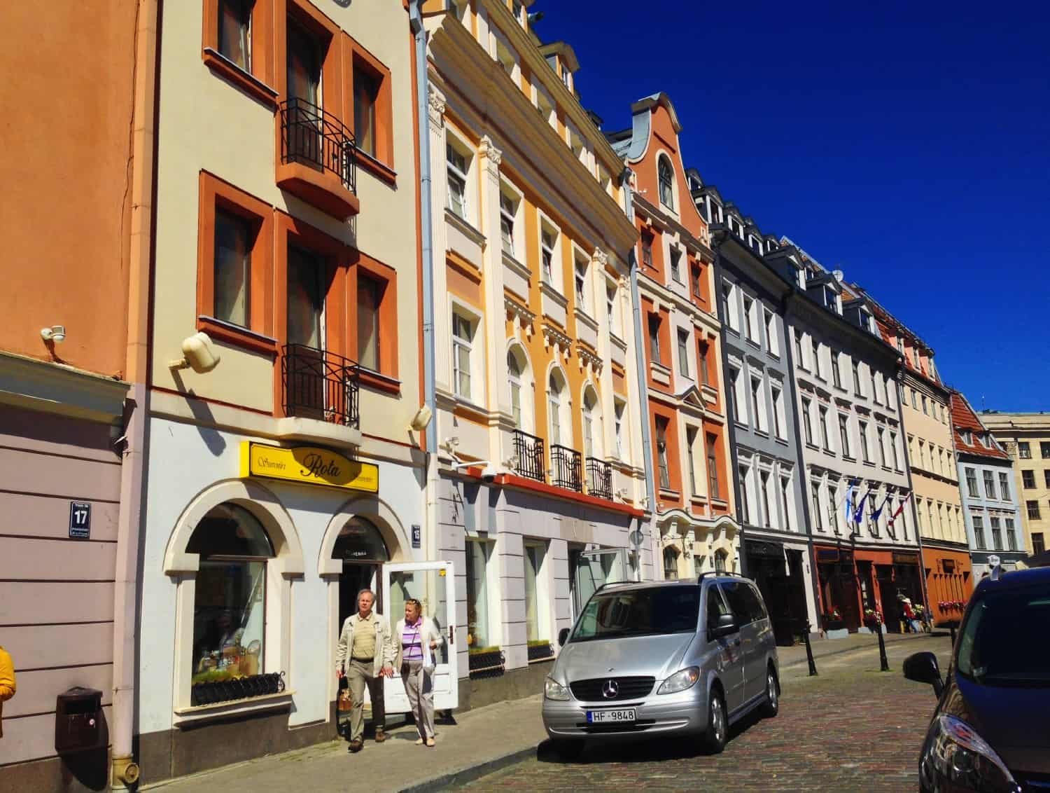 Riga Old Town Buildings