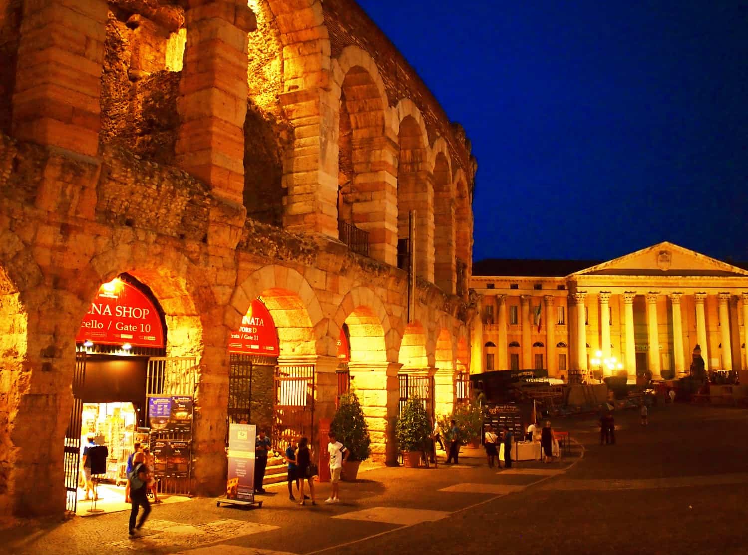 Verona at night