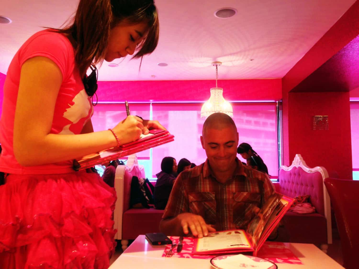 Tickled Pink at the Barbie-Themed Cafe in Taipei
