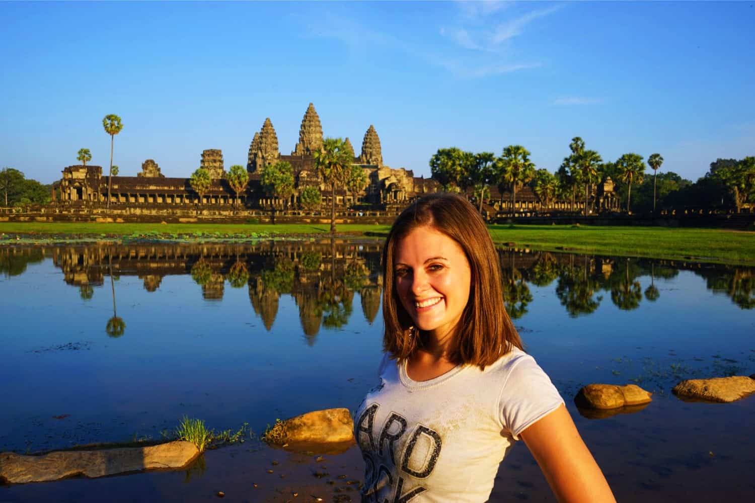 Lauren at Angkor Wat
