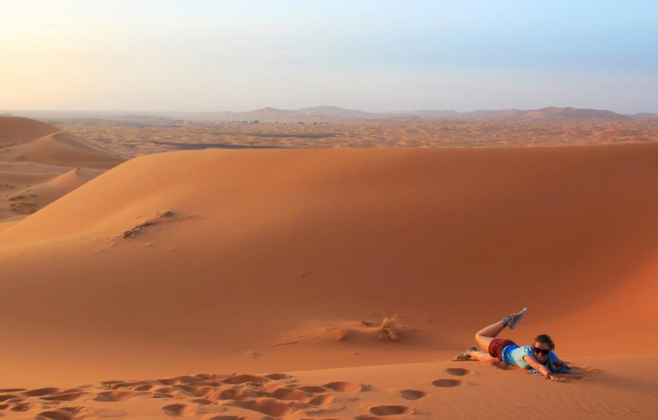 Lauren in the Sahara Desert