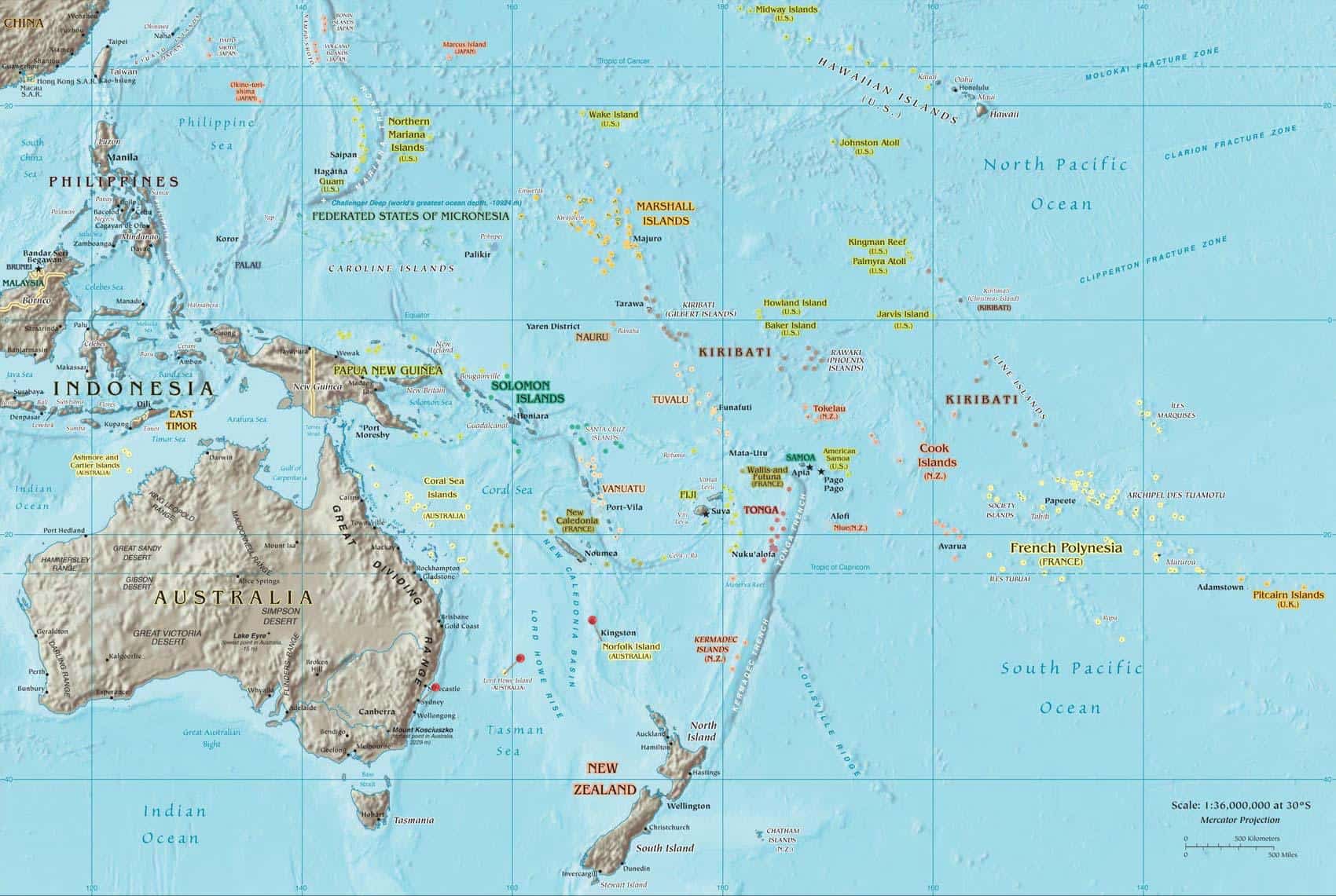South-pacific-map