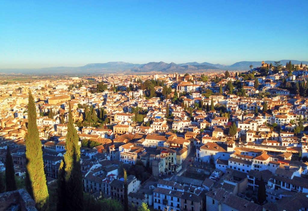 Views of Granada from the Alhambra