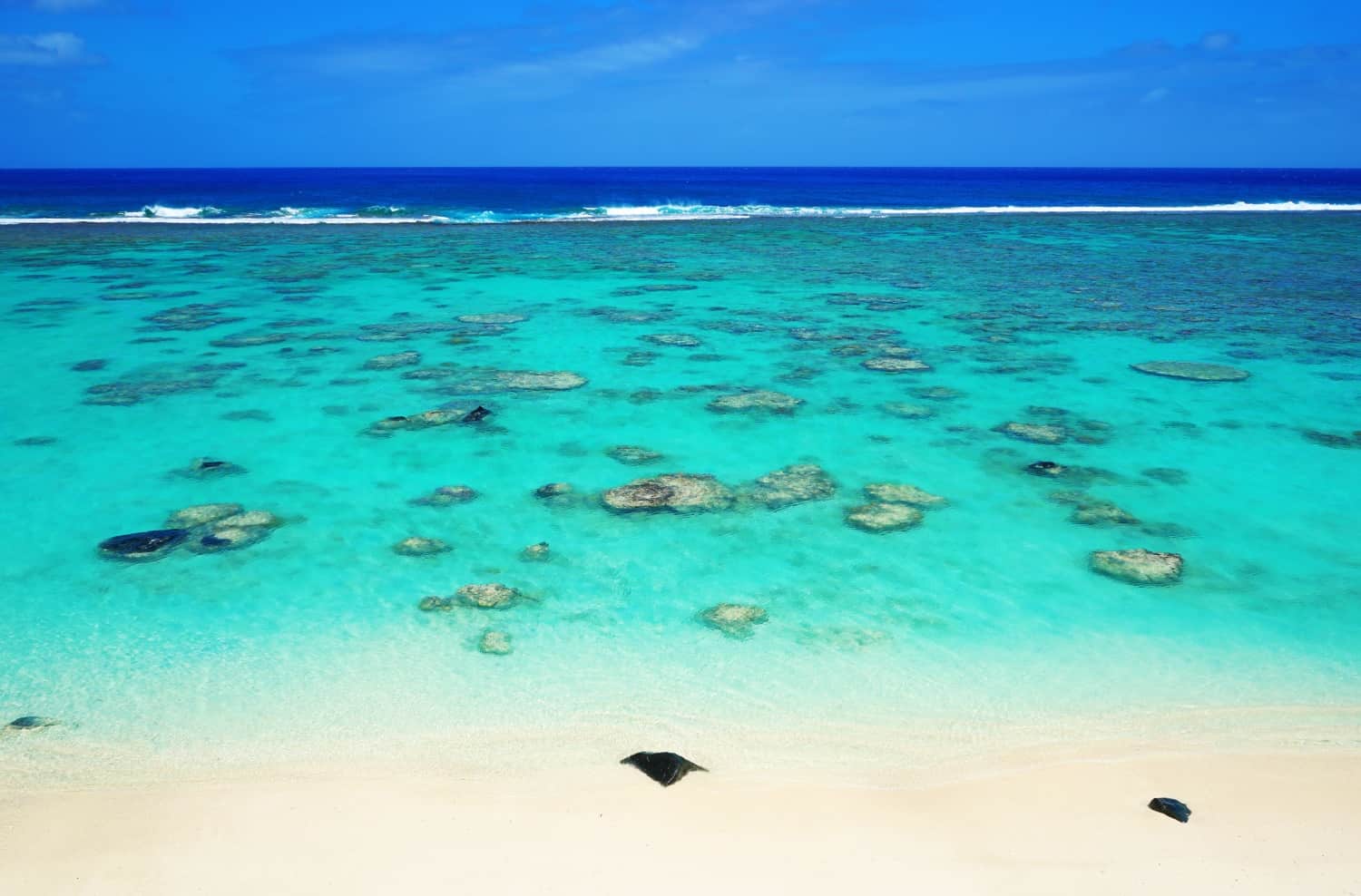 Lagoon in Rarotonga